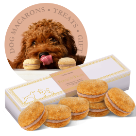 Dog Macarons - Count of 6 (Dog Treats | Dog Gifts) (flavor: Lavender)