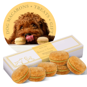 Dog Macarons - Count of 6 (Dog Treats | Dog Gifts) (flavor: Cheese)